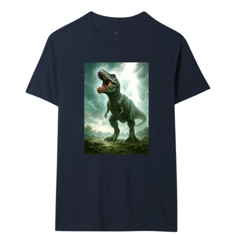 Camiseta T-Rex Fúria Primal