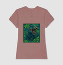 Tiranossauro entre a Vegetação Tropical