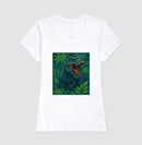 Tiranossauro entre a Vegetação Tropical