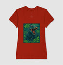 Tiranossauro entre a Vegetação Tropical