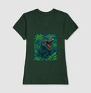 Tiranossauro entre a Vegetação Tropical